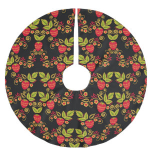 Jupon De Sapin En Polyester Brossé Khokhloma Russian Berries : Style traditionnel