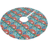 Jupon De Sapin En Polyester Brossé Kokopelli indien indigène (Angle)