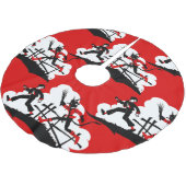 Jupon De Sapin En Polyester Brossé krampus de Noël (Angle)