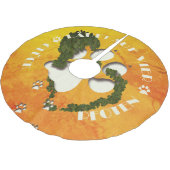 Jupon De Sapin En Polyester Brossé La Chance sur quatre pattes (Angle)