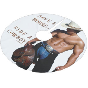 Jupon De Sapin En Polyester Brossé La chevauchée de cheval de sauvetage de SlipperyJo