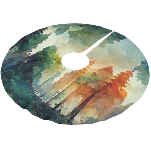 Jupon De Sapin En Polyester Brossé La forêt (nature) (Angle)