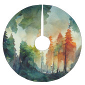 Jupon De Sapin En Polyester Brossé La forêt (nature) (Devant)