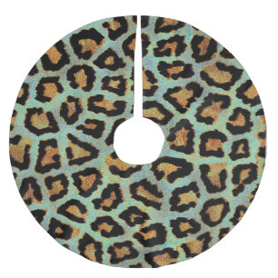 Jupon De Sapin En Polyester Brossé La menthe me taquinent jupe turquoise d'arbre de