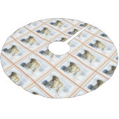 Jupon De Sapin En Polyester Brossé Labrador Retriever Christmas (Angle)