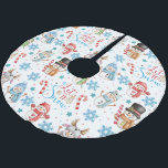 Jupon De Sapin En Polyester Brossé Laisser la neige Snowman Motif Noël<br><div class="desc">Laissez-le Snowman Motif Christmas Tree Skirt, Parfait pour offrir comme cadeau pour père, mère, fils, fille, soeur, frère, grand-parents, petit ami, petite amie, mari, femme, oncle, enseignant ou famille. Pour tous ceux que vous aimez. Bonne année, cette Jupe d'Arbre est le lieu idéal pour les cadeaux traditionnels et non conventionnels....</div>