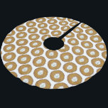 Jupon De Sapin En Polyester Brossé Latkes Happy Hanoukka Chanukah Jours fériés juifs<br><div class="desc">Design présente une illustration originale d'une délicieuse crêpe de pommes de terre au latke surmontée de crème aigre, un aliment de base de la cuisine de vacances juive. Idéal pour les célébrations Hanoukka ! Ce design de latkes de Chanukah est également disponible sur d'autres produits. De nombreux autres modèles de...</div>