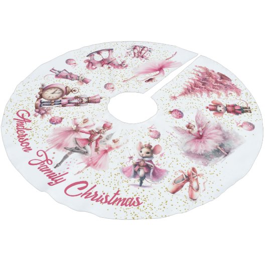 Jupon De Sapin En Polyester Brossé Le ballet des cétacés (Angle)