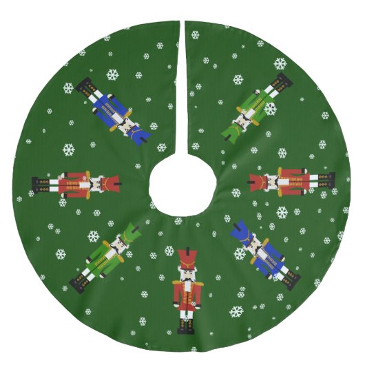 Jupon De Sapin En Polyester Brossé Le casse-noix (Devant)