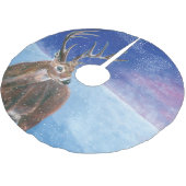 Jupon De Sapin En Polyester Brossé Le cerf rouge (Cervus elaphus) (Angle)