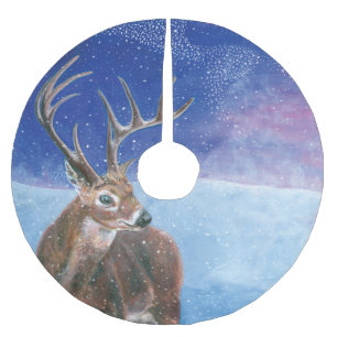 Jupon De Sapin En Polyester Brossé Le cerf rouge (Cervus elaphus)