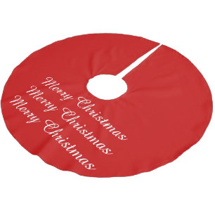 Jupon De Sapin En Polyester Brossé Le Joyeux Noël simple exprime le mot fait sur