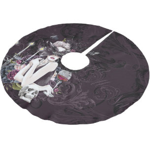 Jupon De Sapin En Polyester Brossé Le Vampiress   Moody Gothic Vampy Glam Pale Peau