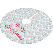 Jupon De Sapin En Polyester Brossé Le Yoga Poses Coeur Thunder_Cove (Angle)