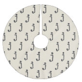 Jupon De Sapin En Polyester Brossé LETTRE MONGRAPHIQUE NOUVELLE Typographie (Devant)