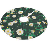 Jupon De Sapin En Polyester Brossé L'imitation du dessin d'enfant brodé. (Angle)