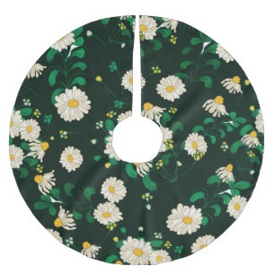 Jupon De Sapin En Polyester Brossé L'imitation du dessin d'enfant brodé.