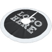 Jupon De Sapin En Polyester Brossé Logo ici (Angle)