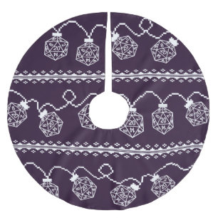 Jupon De Sapin En Polyester Brossé Luminaires RPG violet Imaginaire Tabletop Jeu