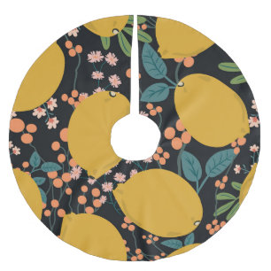 Jupon De Sapin En Polyester Brossé Main de l'arbre des agrumes tirée : Vintage