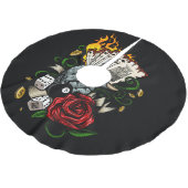 Jupon De Sapin En Polyester Brossé Main Des Cartes (Angle)