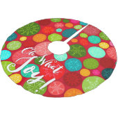 Jupon De Sapin En Polyester Brossé main+lettrage (Angle)