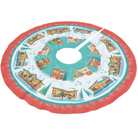 Jupon De Sapin En Polyester Brossé Maisons Modernes Du Milieu Du Siècle (Angle)