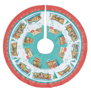 Jupon De Sapin En Polyester Brossé Maisons Modernes Du Milieu Du Siècle