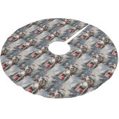 Jupon De Sapin En Polyester Brossé Malti Tzu Chien équitation Moto Noël (Angle)