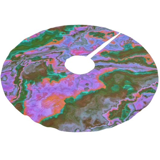 Jupon De Sapin En Polyester Brossé Marbre aigre (Angle)