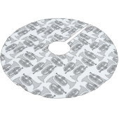 Jupon De Sapin En Polyester Brossé Marching Baritone Crosshatch (Angle)