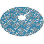 Jupon De Sapin En Polyester Brossé Marching Baritone Crosshatch (Angle)