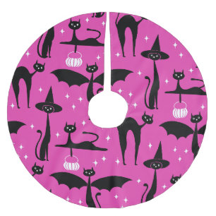 Jupon De Sapin En Polyester Brossé MCM Halloween robe fantaisie minimaliste Chats ros