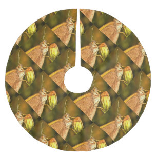 Jupon De Sapin En Polyester Brossé Meadow Brown Beau Papillon Art