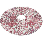 Jupon De Sapin En Polyester Brossé Mega Magnifique Motif marocain Patchwork (Angle)