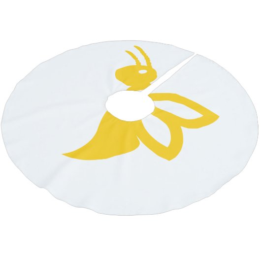 Jupon De Sapin En Polyester Brossé Melissa (Angle)