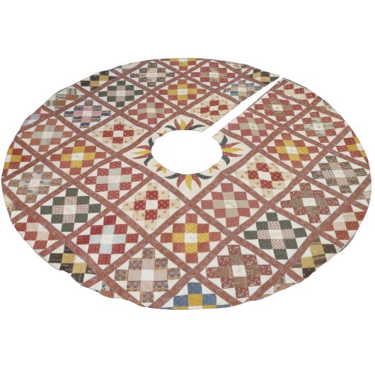 Jupon De Sapin En Polyester Brossé Memorial quilt (Angle)