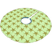 Jupon De Sapin En Polyester Brossé Mer d'étoiles (Angle)