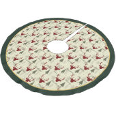 Jupon De Sapin En Polyester Brossé Merry Christmas Deer and Tree Festive Tree Skirt (Angle)