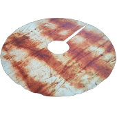 Jupon De Sapin En Polyester Brossé métal rouillé, arrière - plan texturé. (Angle)