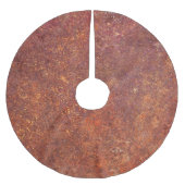 Jupon De Sapin En Polyester Brossé métal rustique : surface texturée. (Devant)