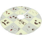 Jupon De Sapin En Polyester Brossé Mignonne face (Angle)