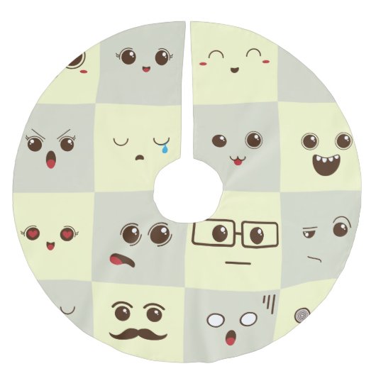 Jupon De Sapin En Polyester Brossé Mignonne face (Devant)