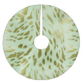 Jupon De Sapin En Polyester Brossé Mint Green Gold Cowhide (Devant)
