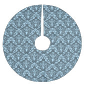 Jupon De Sapin En Polyester Brossé Modèle Damask (Devant)