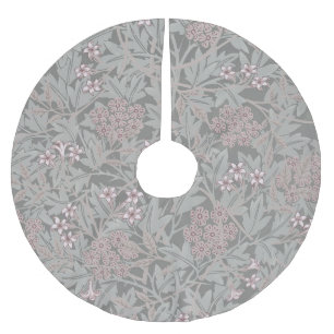 Jupon De Sapin En Polyester Brossé Modèle de fleur de jasmin de William Morris