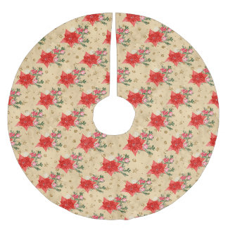 Jupon De Sapin En Polyester Brossé Modèle floral