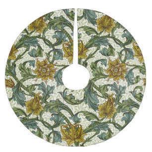 Jupon De Sapin En Polyester Brossé Modèle floral à tige unique de William Morris