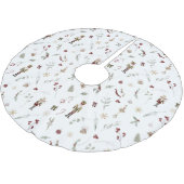 Jupon De Sapin En Polyester Brossé Moderne Elegant Nutcracker Ballet Noël (Angle)