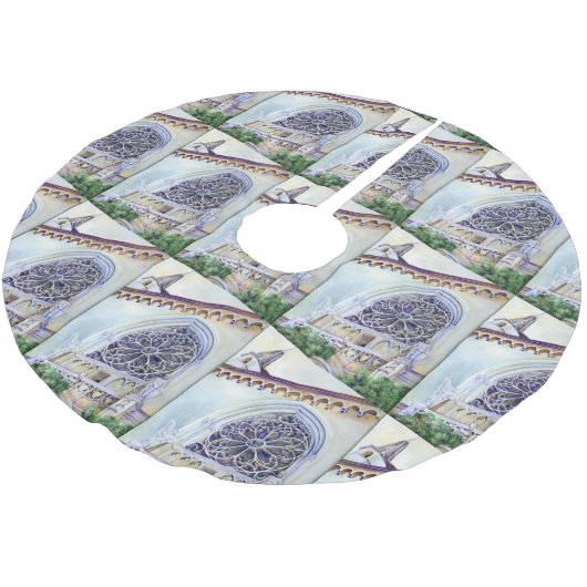 Jupon De Sapin En Polyester Brossé Moment à Budapest (Angle)